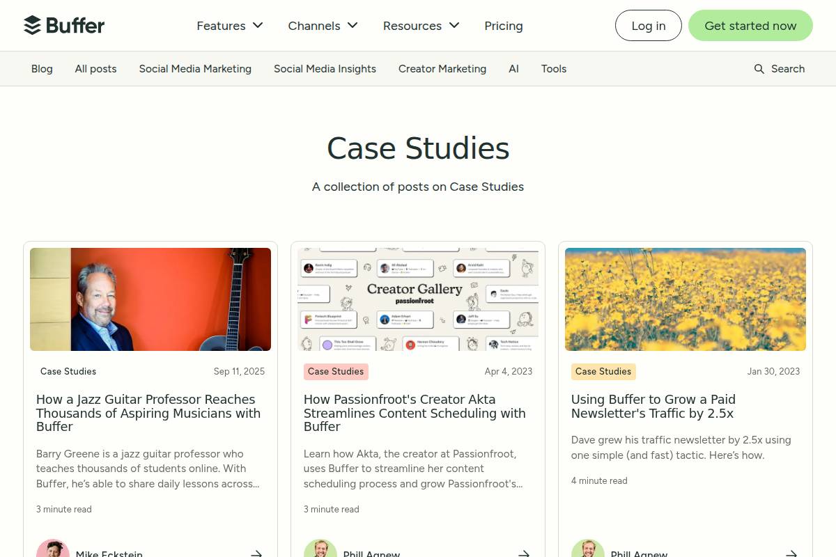 Buffer’s Data-Driven Case Studies