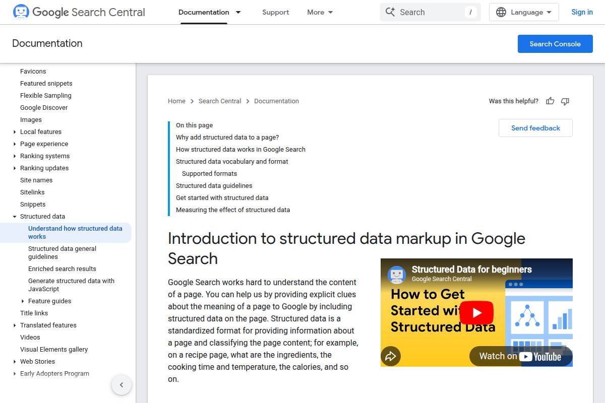 Structured Data (Schema Markup)