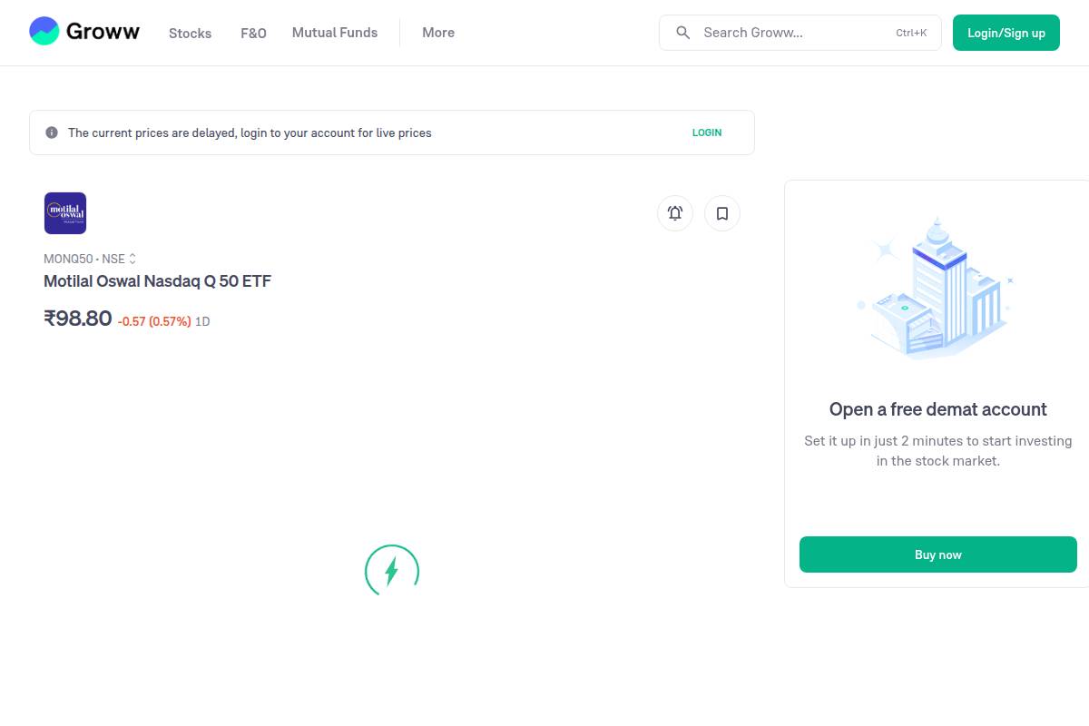 Motilal Oswal NASDAQ Q 50 ETF (MOQ50)