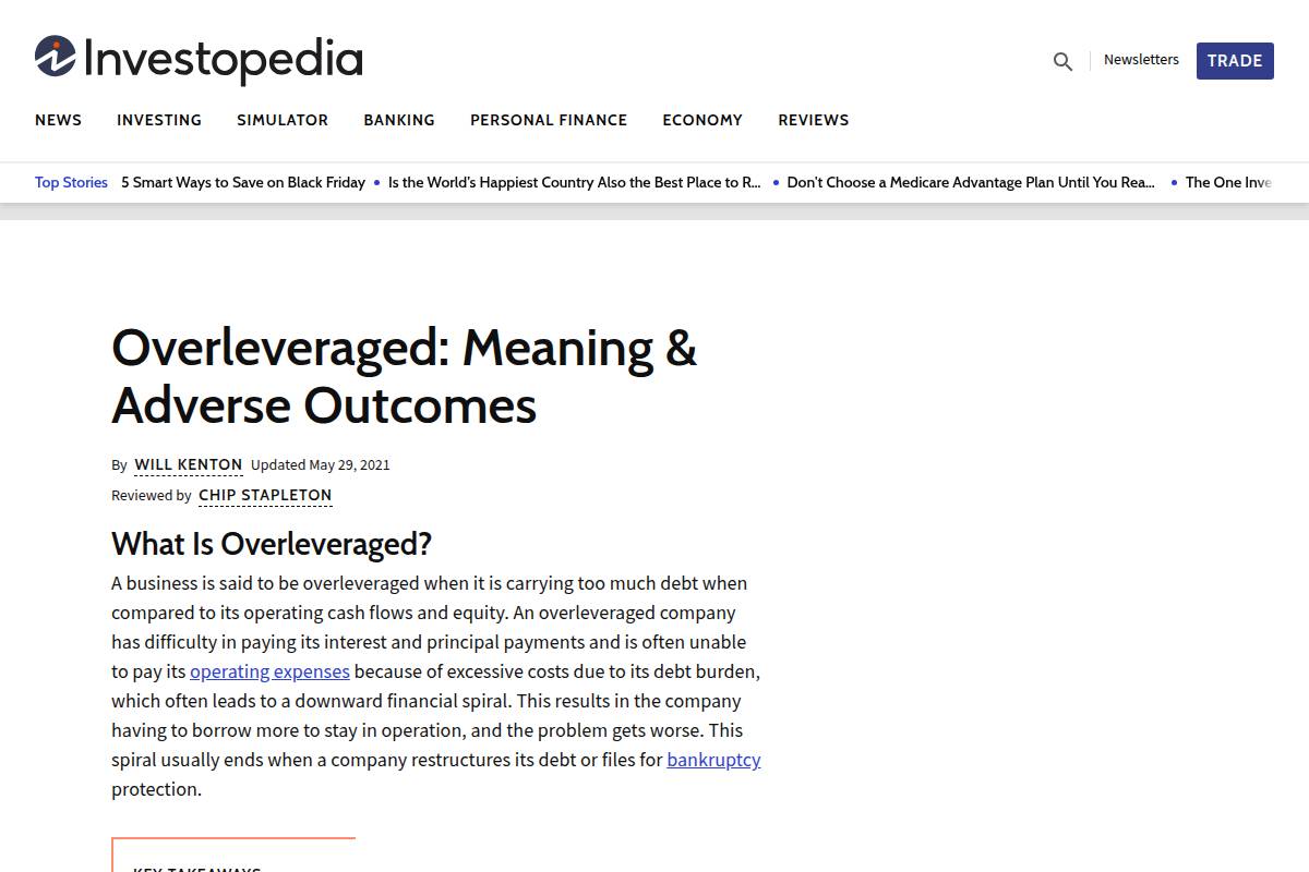 Overleveraging Account Capital