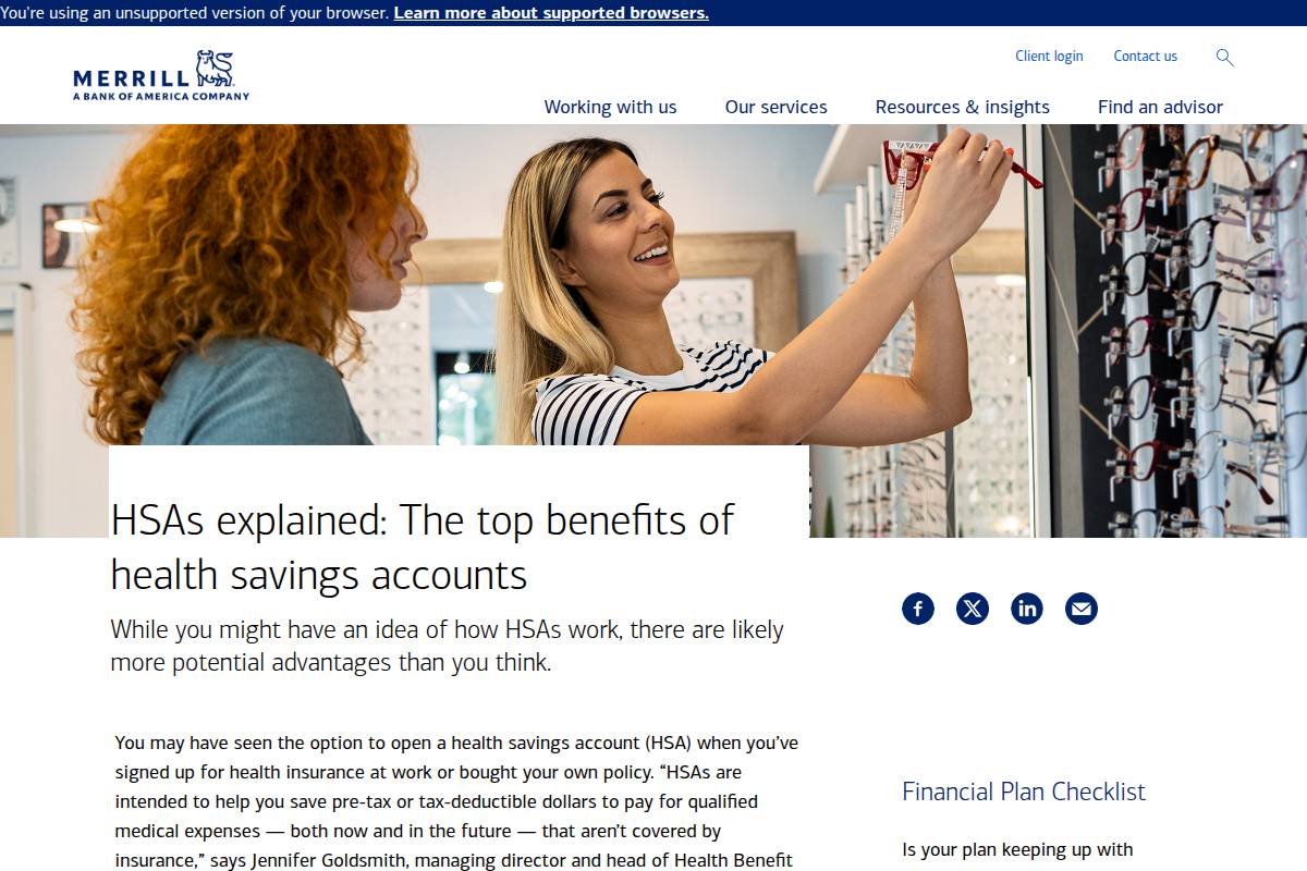 Take Advantage of Health Savings Accounts (HSAs)