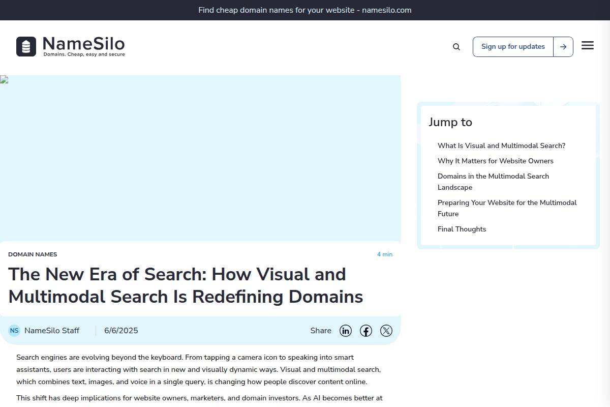Visual Search and Multimodal SEO