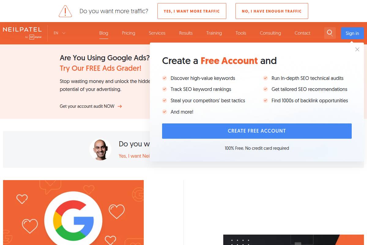 Neil Patel’s Advanced Guides and In-Depth Blogs
