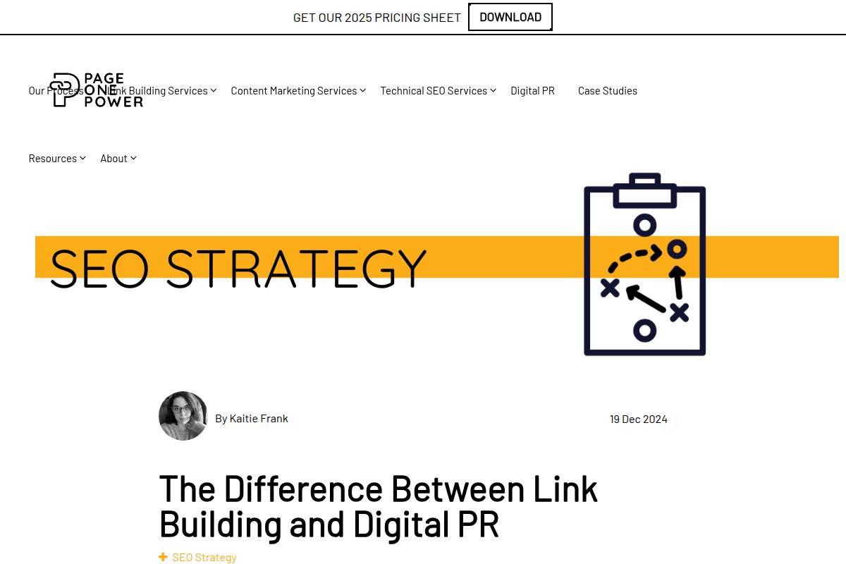 Link Building and Digital PR