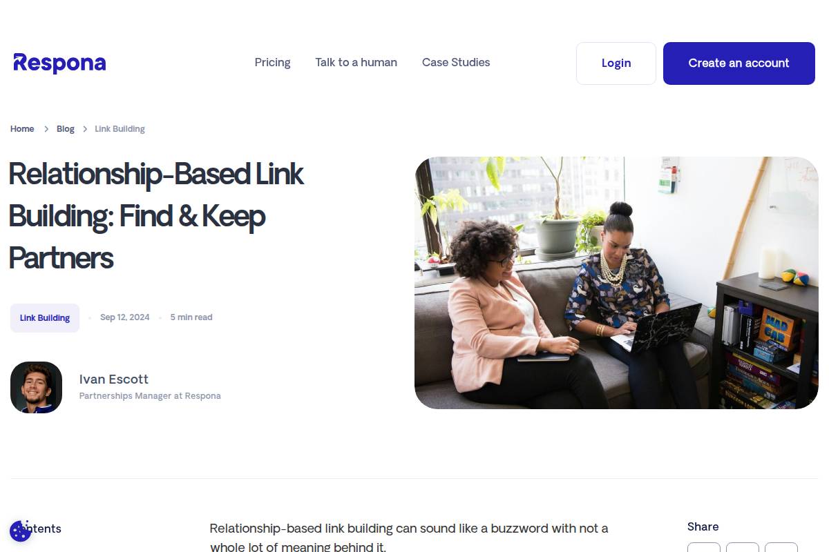 Relationship-Based Outreach and Partnerships