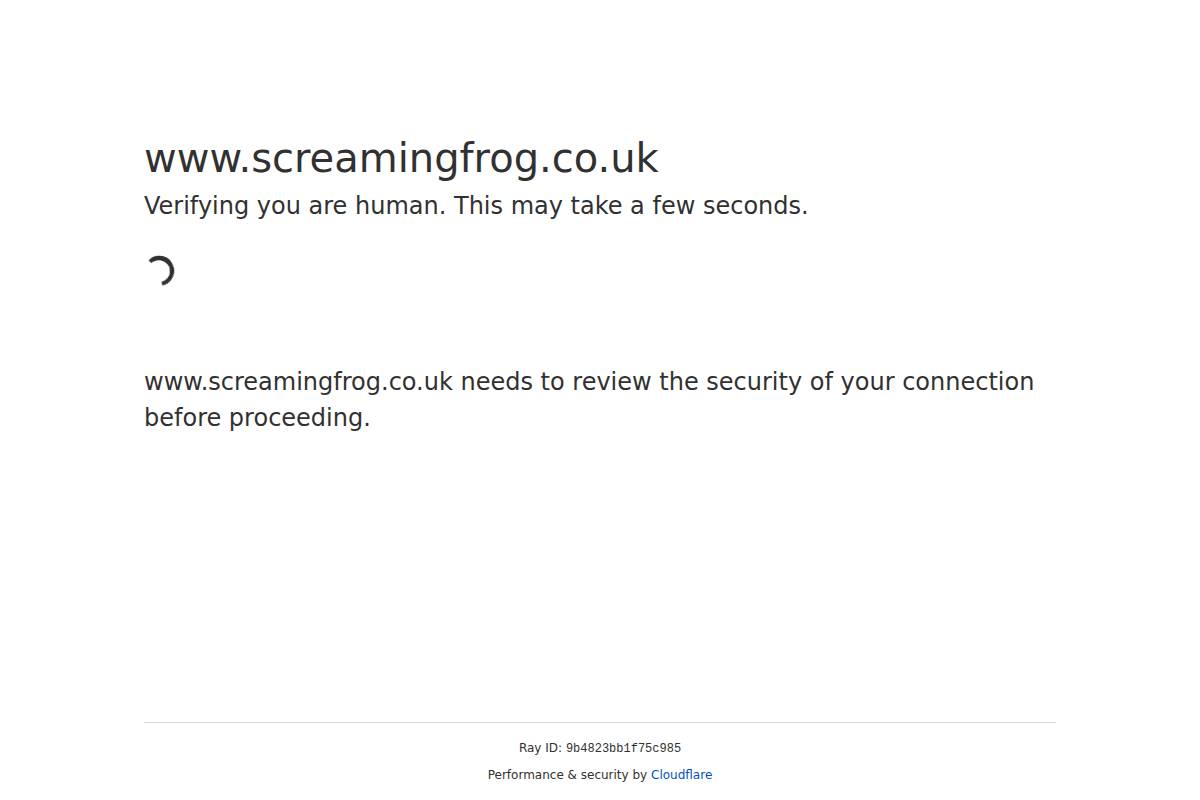 Screaming Frog SEO Spider