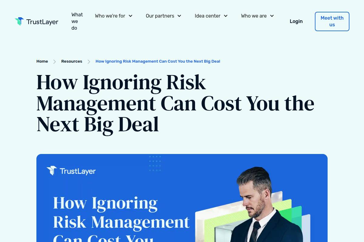 Ignoring Risk Management